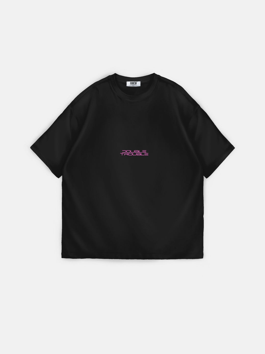 Oversize Double Trouble T-shirt - Black