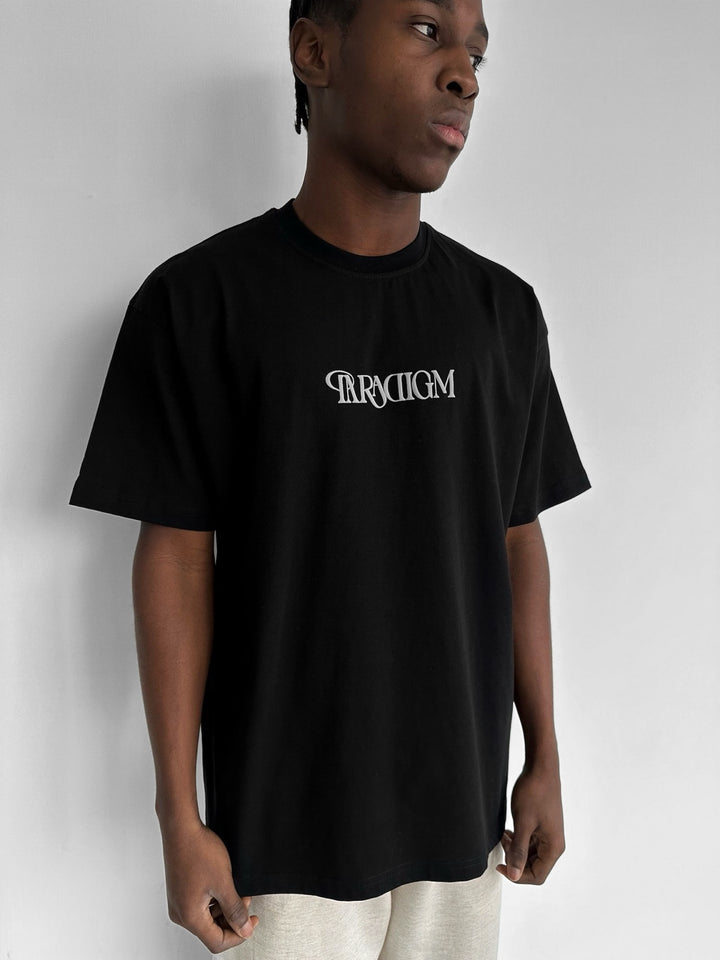 Oversize Paradigm T-Shirt - Black and Grey