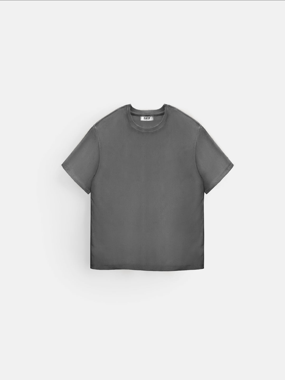 Regular Fit Velvet T-shirt - Anthracite