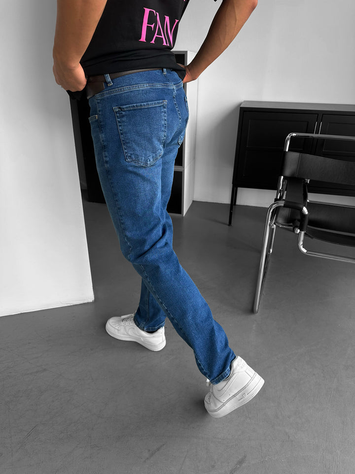 Baggy Fit Jeans - Dark Blue