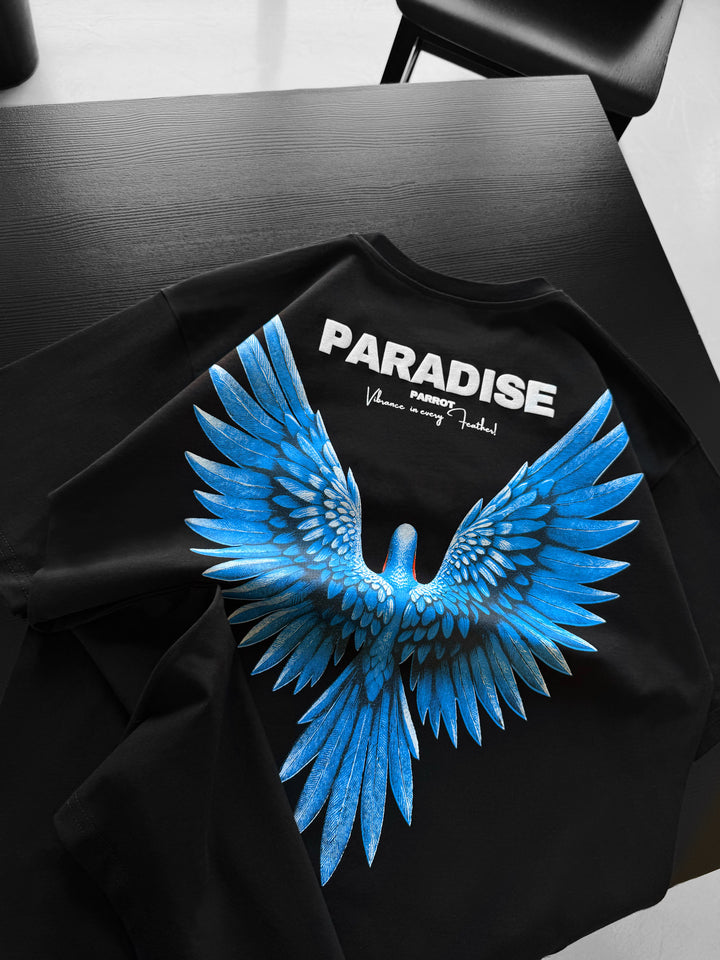 Oversize Paradise T-Shirt - Black