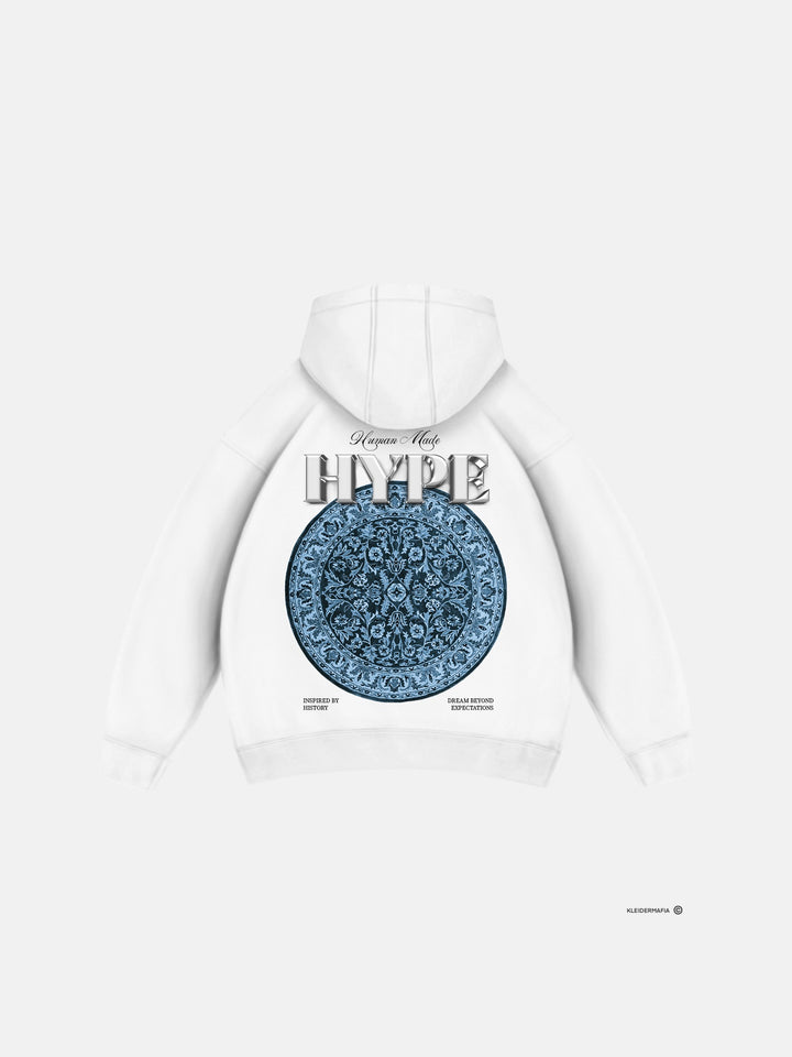 Oversize Hype Hoodie - White