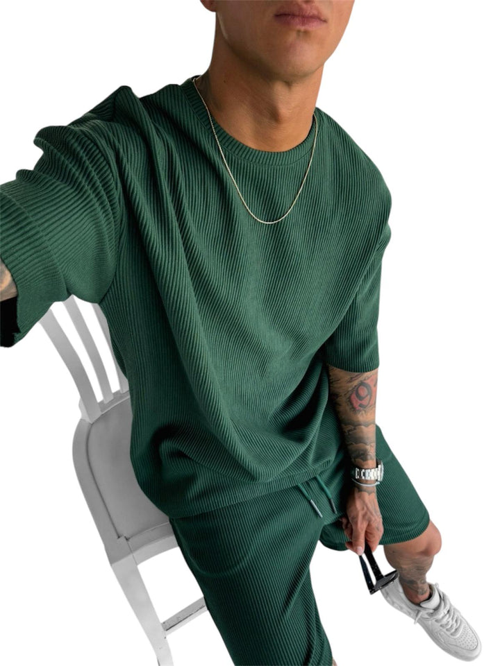 Oversize Cord Tee - Green