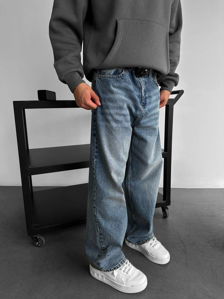 Relax Baggy Fit Jeans - Blue