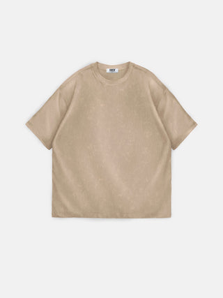 Washed Tee - Beige