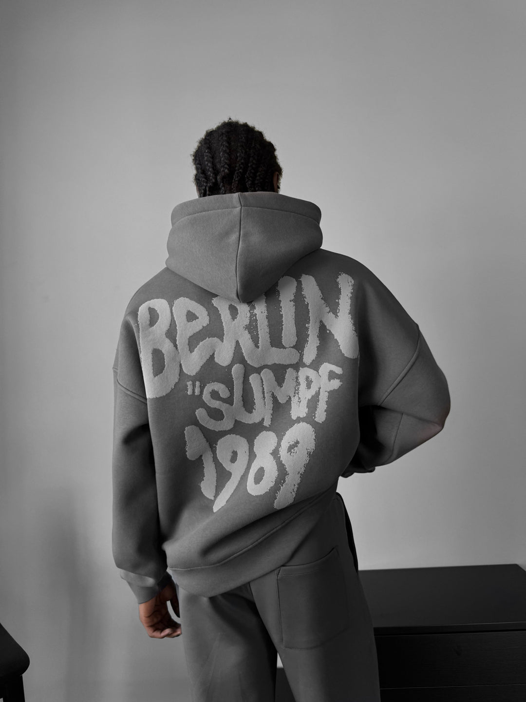 Oversize Berlin "Sumpf" Hoodie - Anthracite