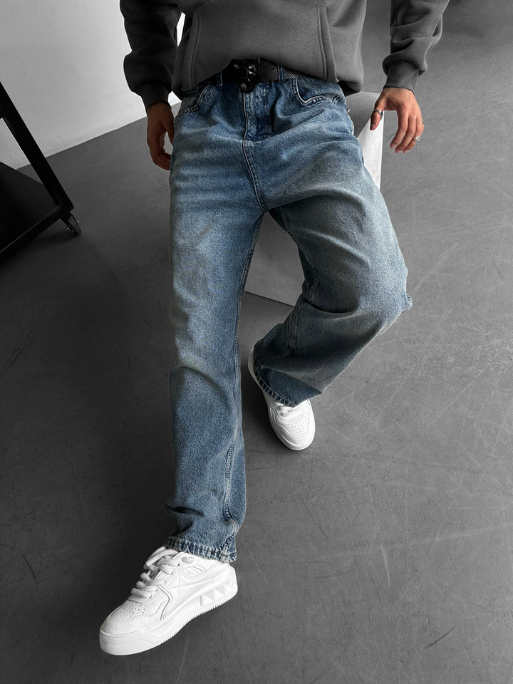 Relax Baggy Fit Jeans - Blue