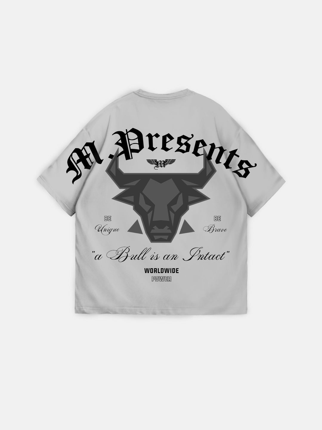 Oversize Bull Worldwide T-shirt - Grey