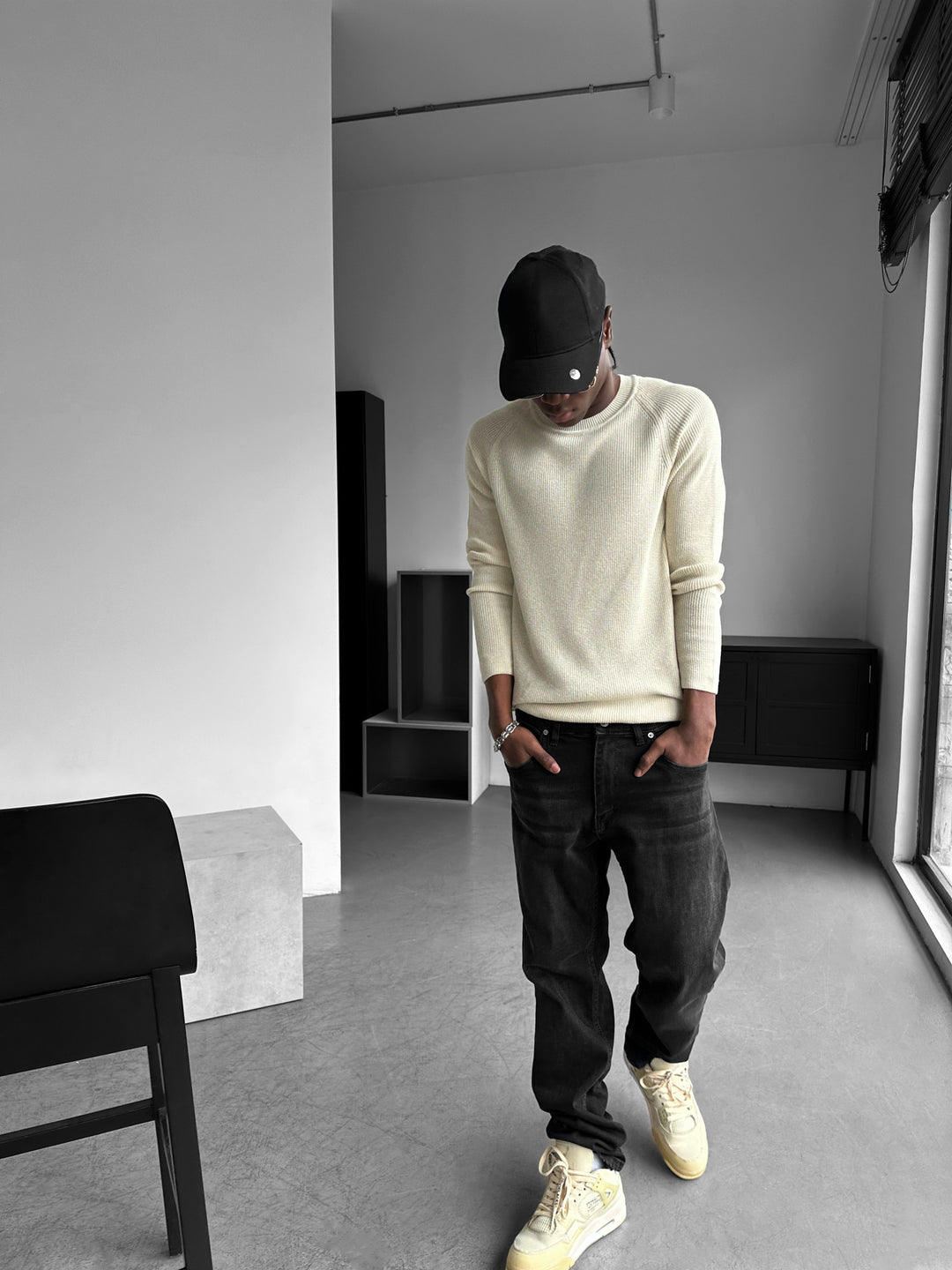 Regular Fit Jeans  - Black