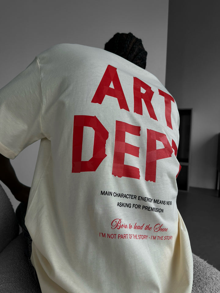 Oversize Art Dept. T-shirt - Antique White