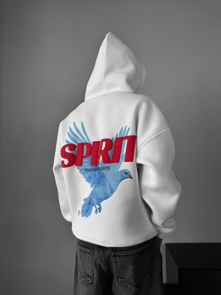 Oversize Spirit Hoodie - White