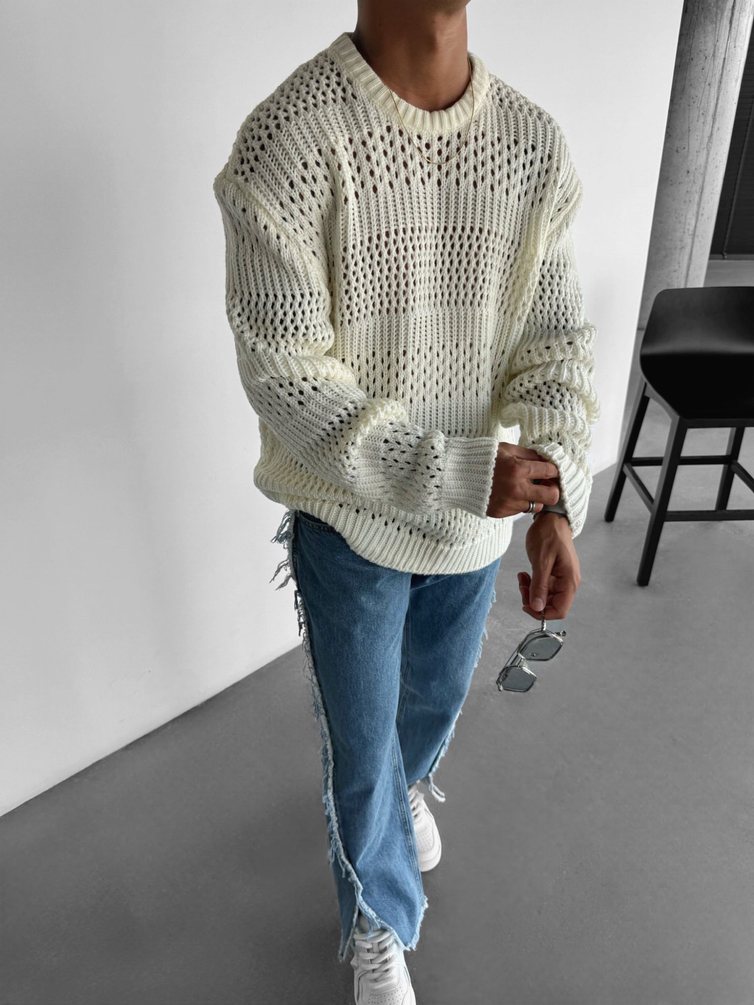 Oversized on sale knit pullover