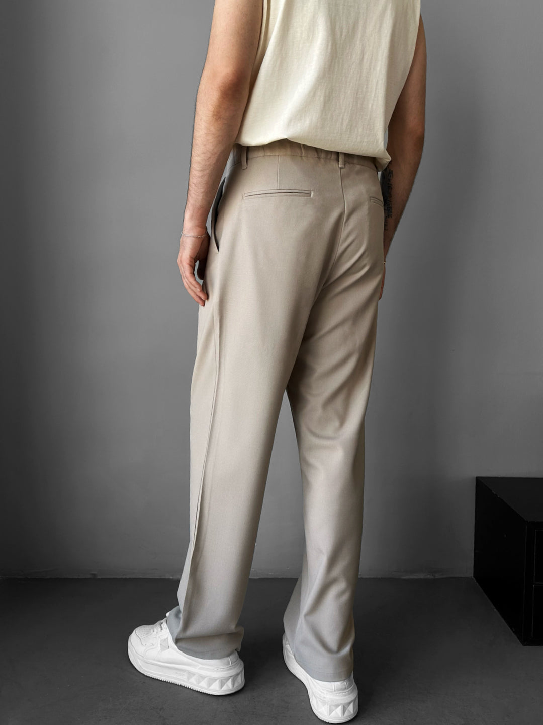 Oversize Tailored Suit - Beige