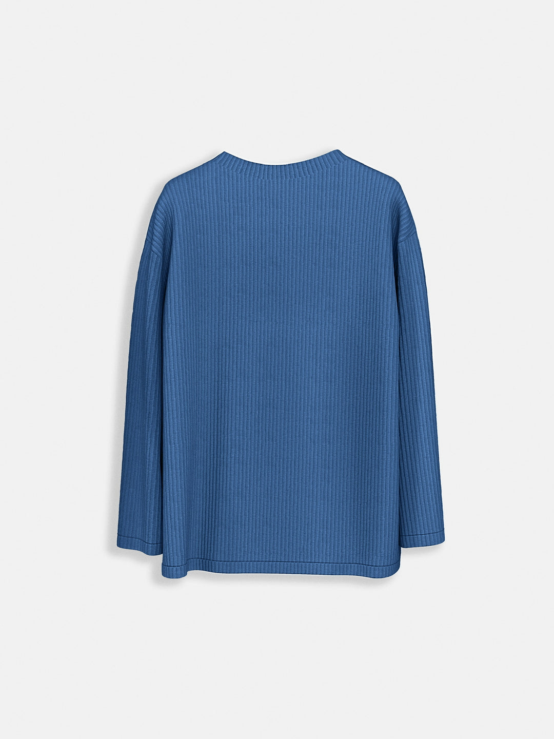 Oversize Cord Sweater  - Indigo
