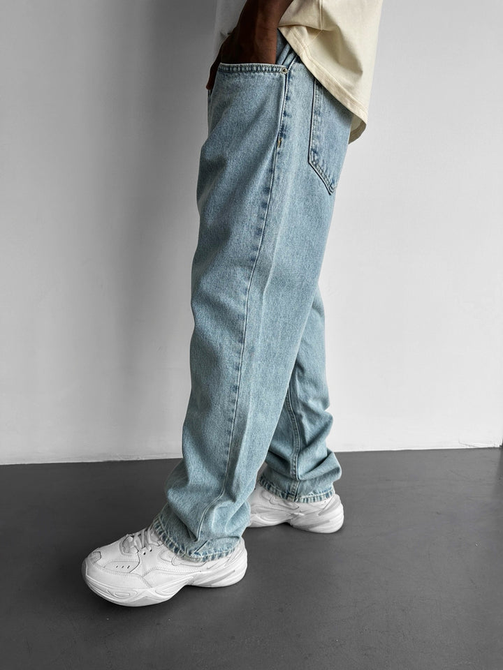 Basic Baggy Jeans - Blue