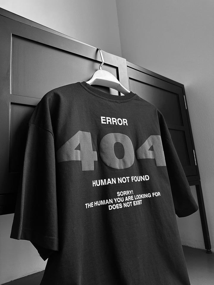 Oversize 404 T-shirt - Black