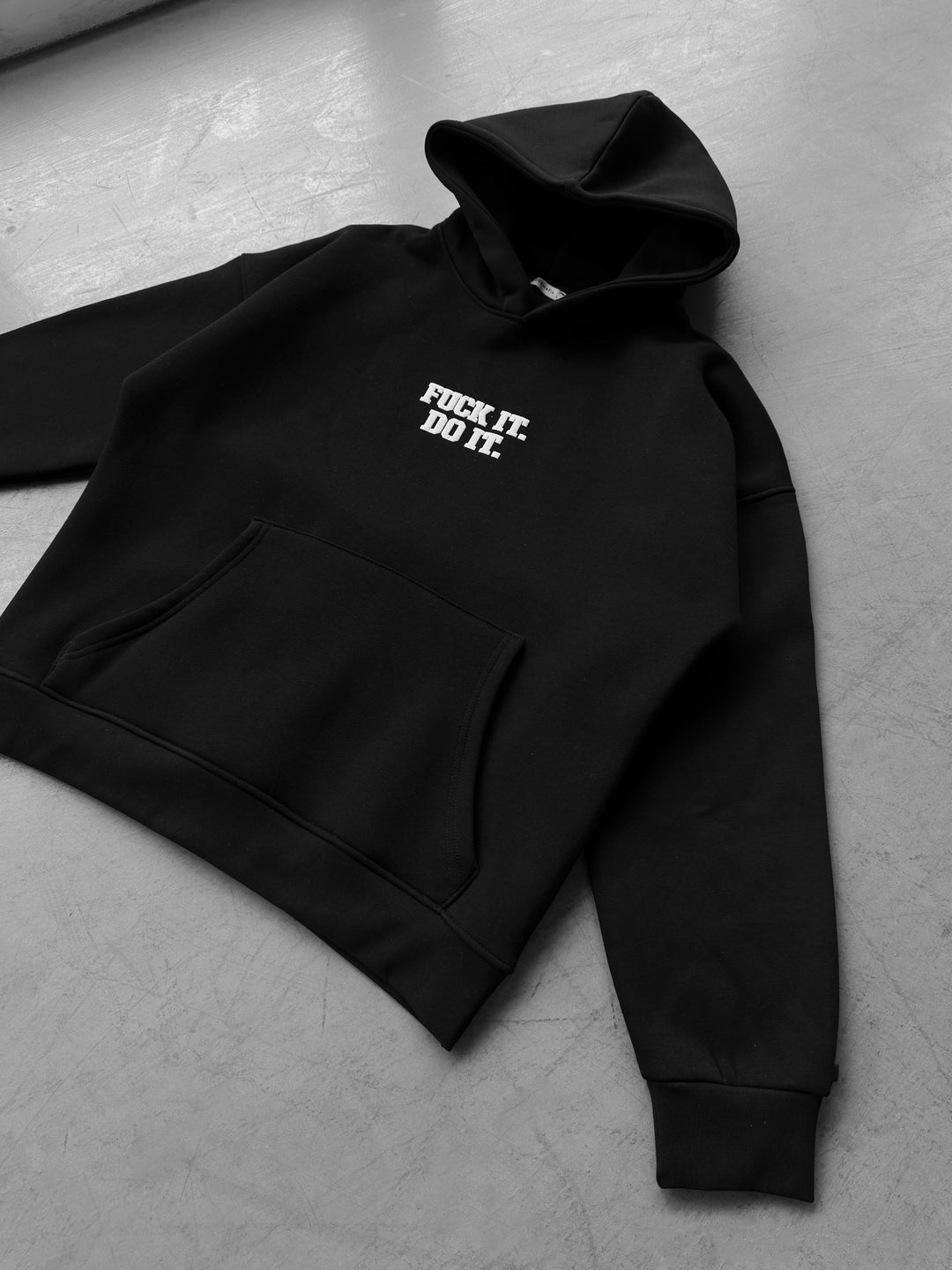 Oversize Do It Hoodie - Black