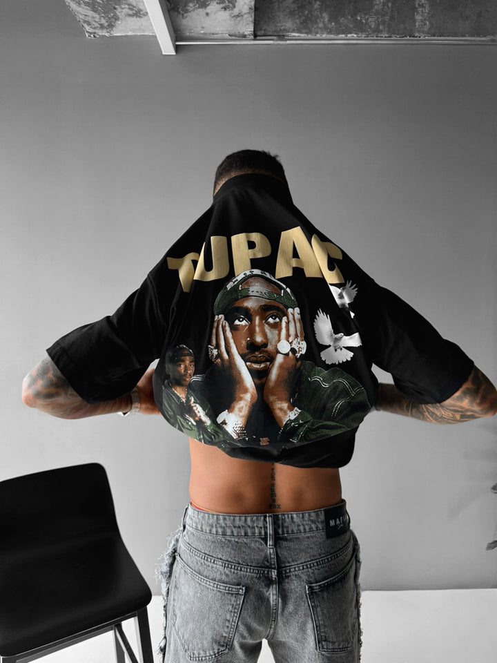 Oversize Tupac T-shirt - Black