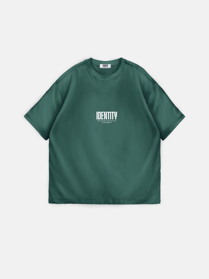Oversize Identity T-shirt - Petrol
