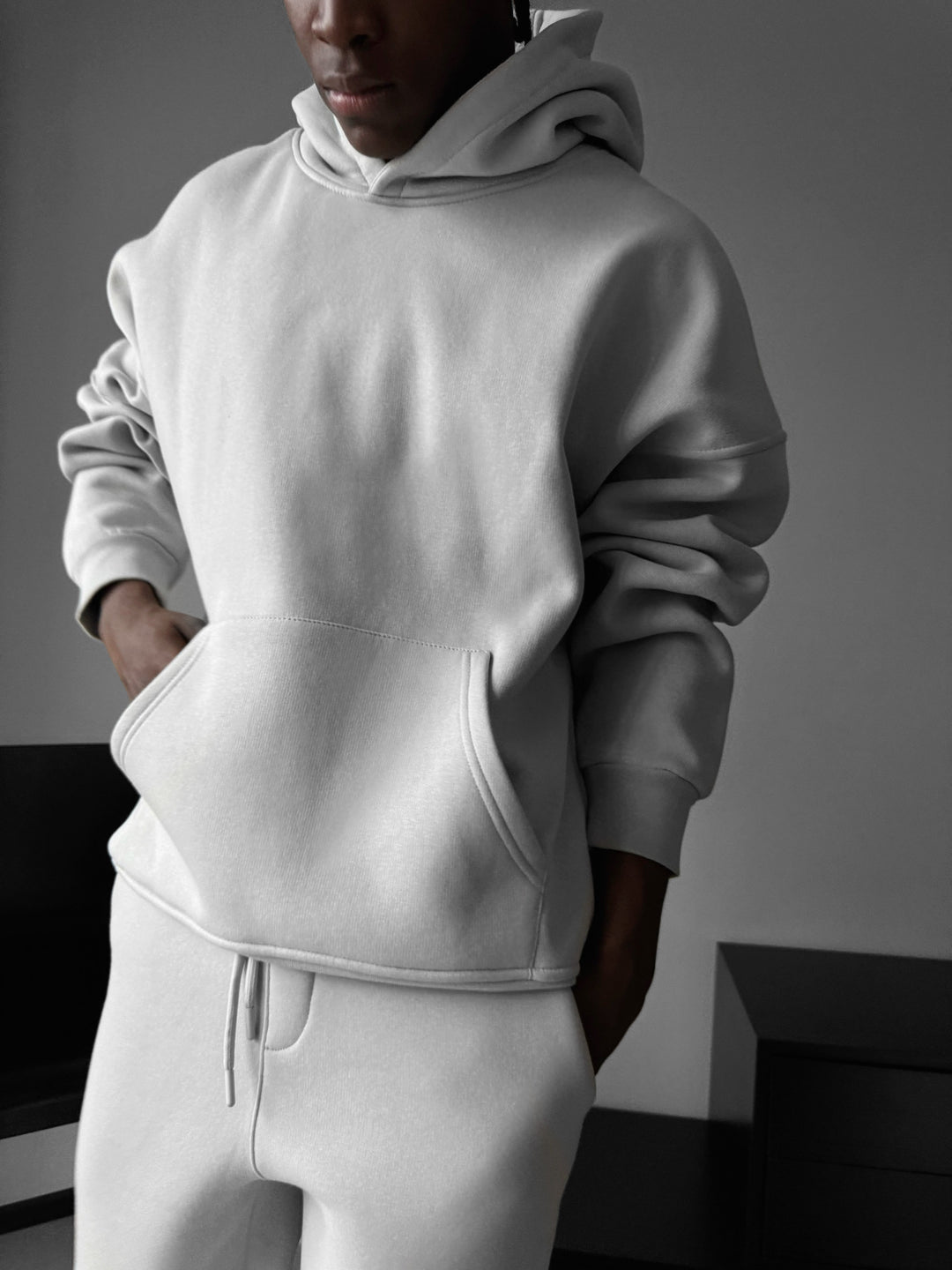 Oversize Basic Hoodie - Grey