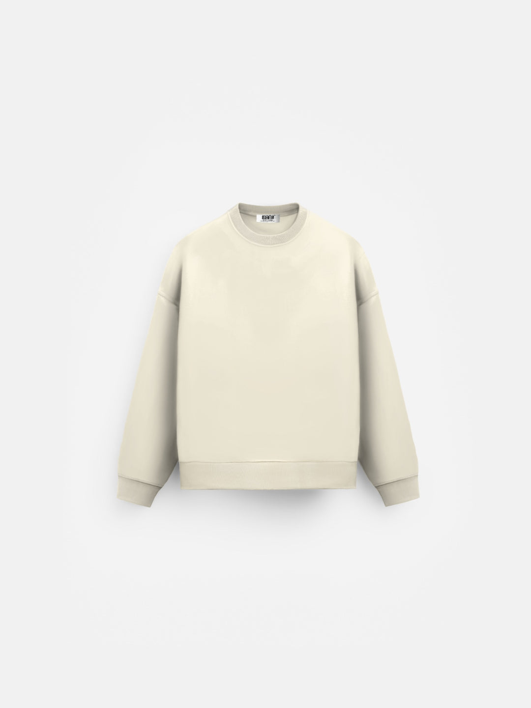 Oversize Basic Sweater - Antique White