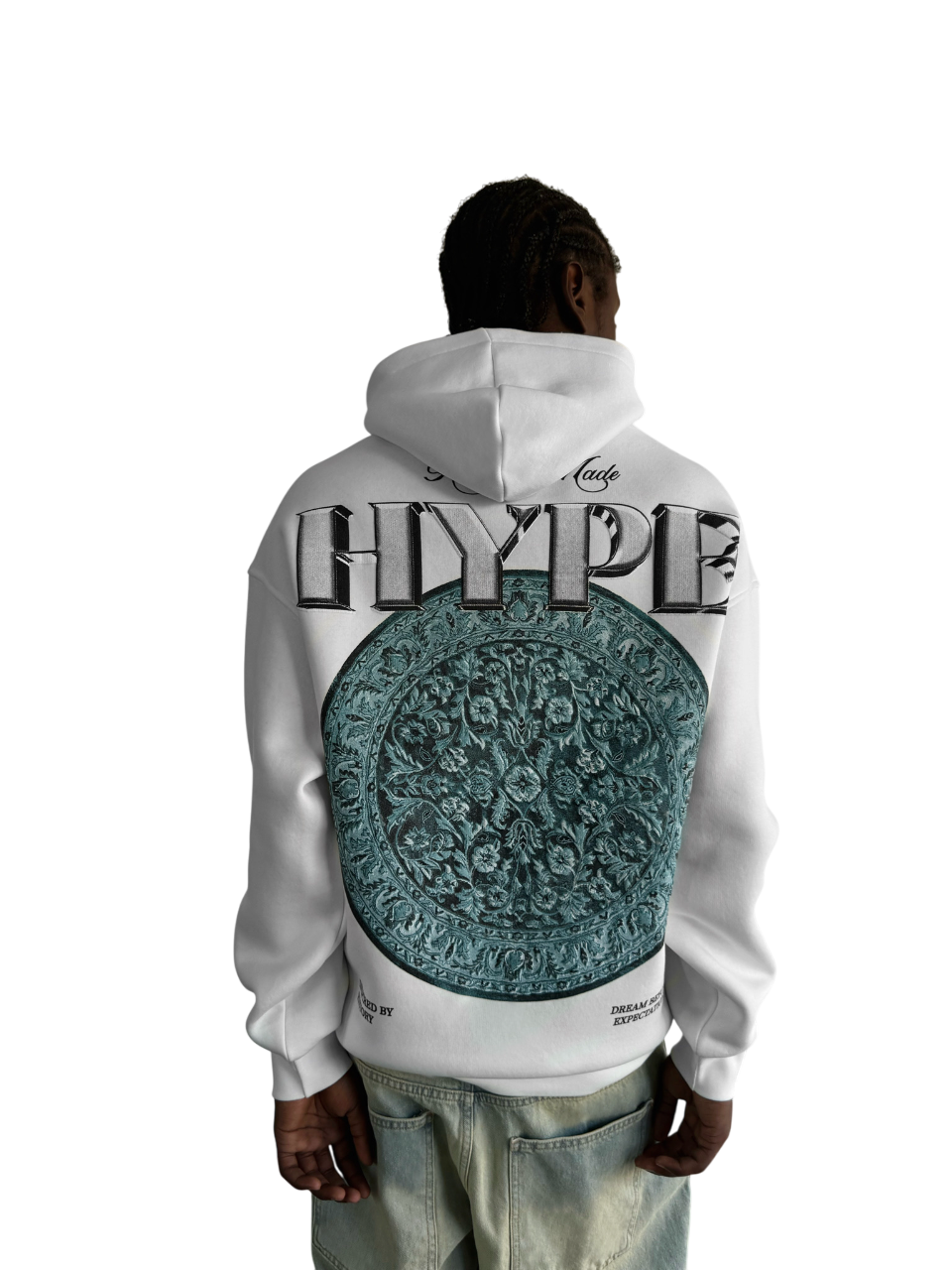Oversize Hype Hoodie - White