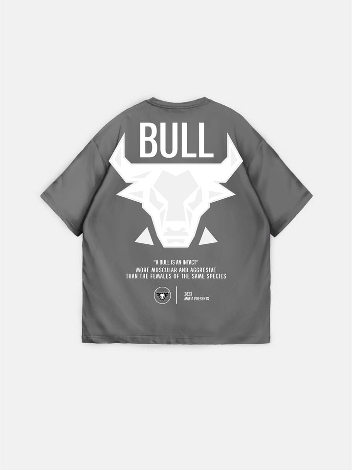 Oversize Bull T-shirt - Grey