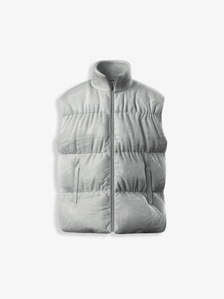 Oversize Linen Vest - Grey