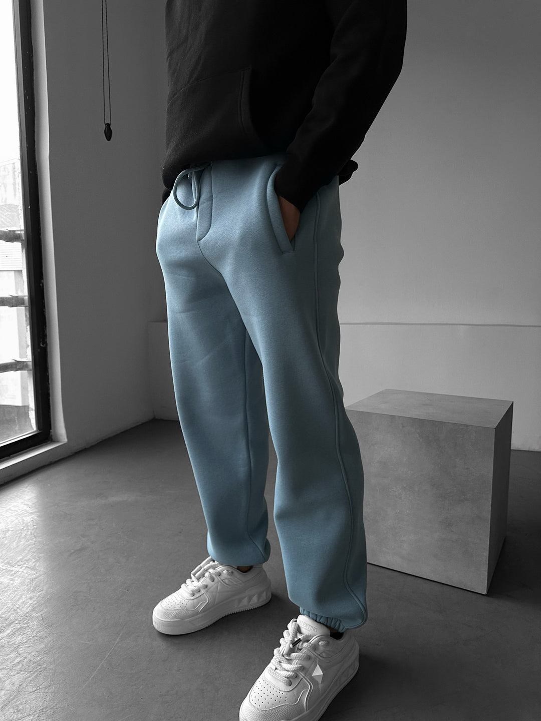 Basic Jogger - Faded Denim