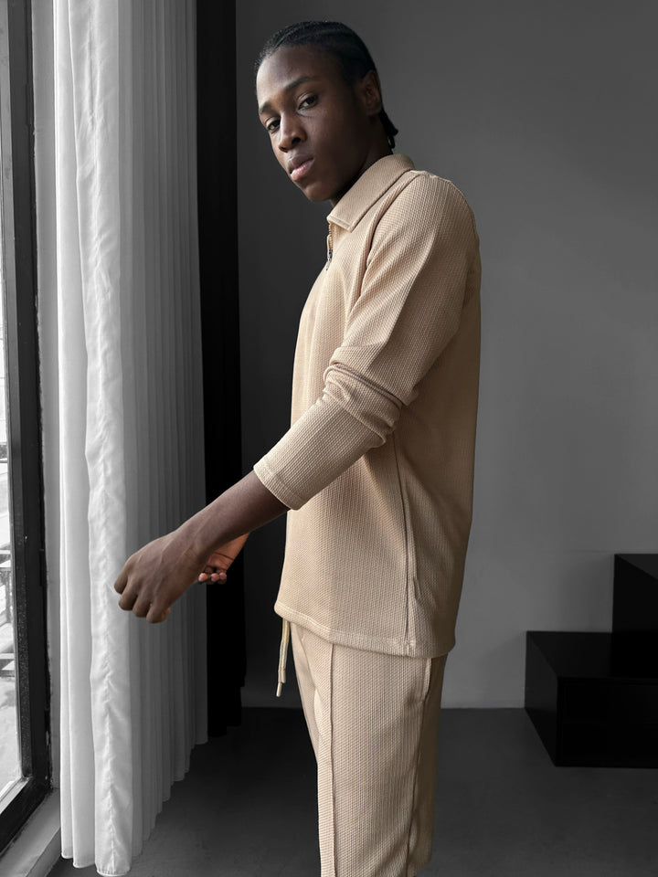 Comfort Suit Polo T-shirt - Beige