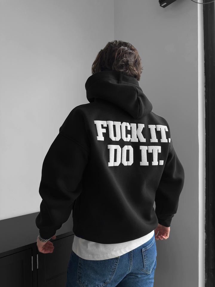 Oversize Do It Hoodie - Black
