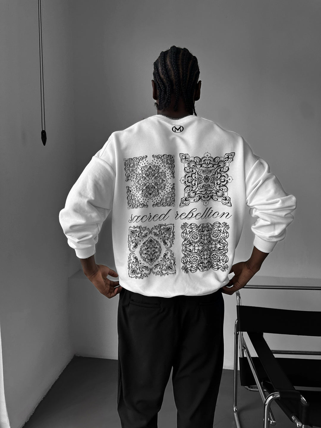 Oversize Sacred Rebellion Sweater - Ecru