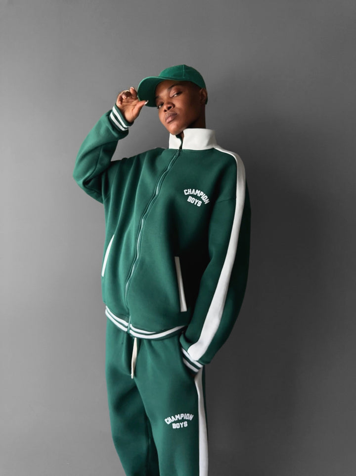 Champion Zipper Sweater - Green