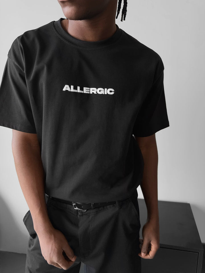 Oversize Allergic T-Shirt - Black