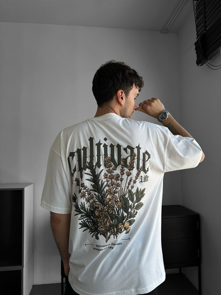 Oversize Cultivate T-shirt - Ecru