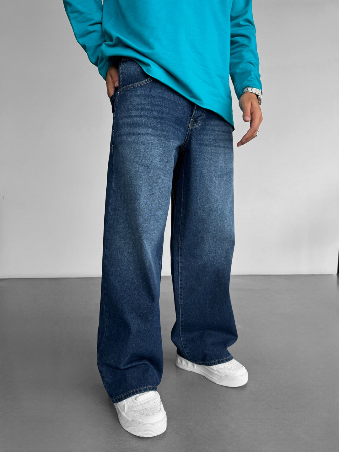 Baggy Jeans - Dark Blue