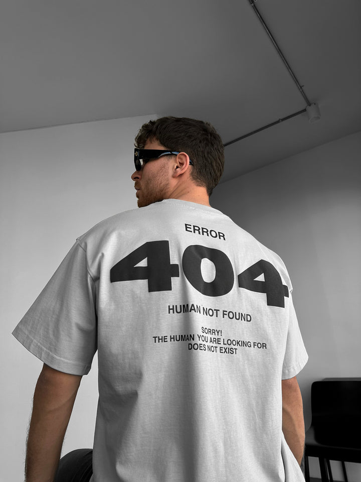 Oversize 404 T-shirt - Grey