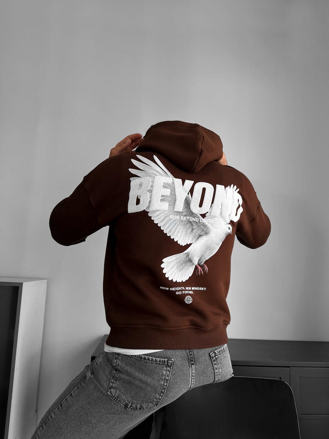 Oversize Beyond Hoodie - Brown