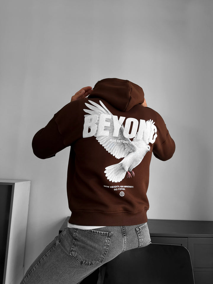 Oversize Beyond Hoodie - Brown