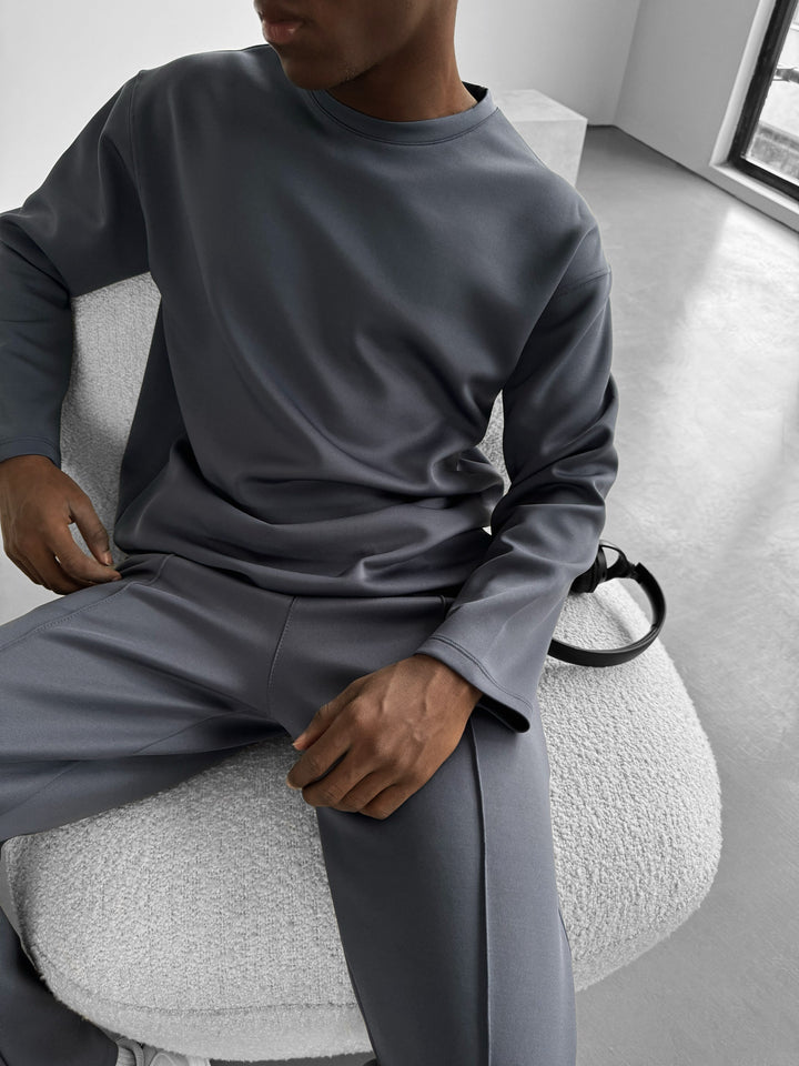 Oversize Diver Sweatshirt - Anthracite