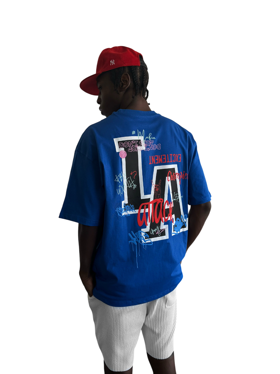 Oversize L.A T-shirt - Saks