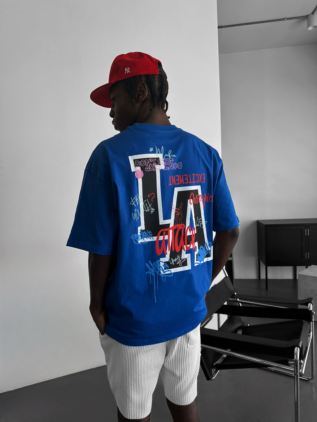 Oversize L.A T-shirt - Saks