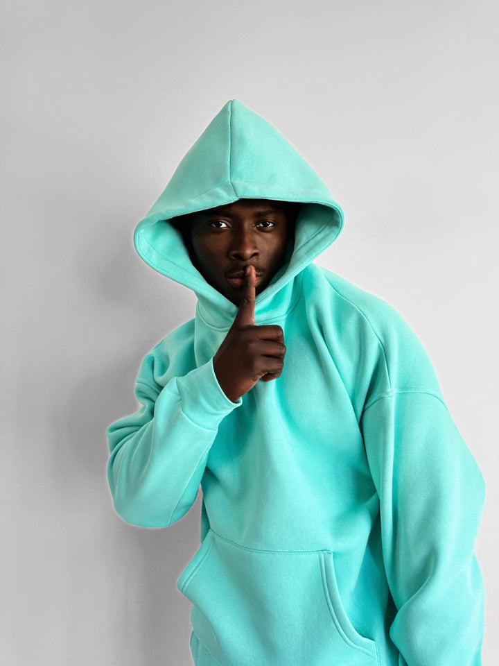Oversize Basic Hoodie - Beveled Glass