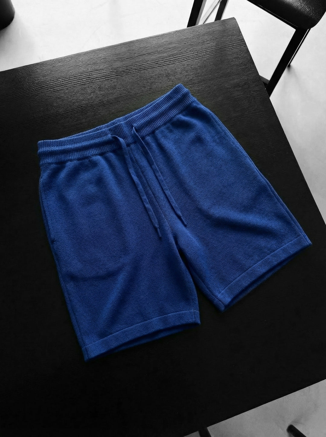 Loose Fit Knit Shorts - Saks