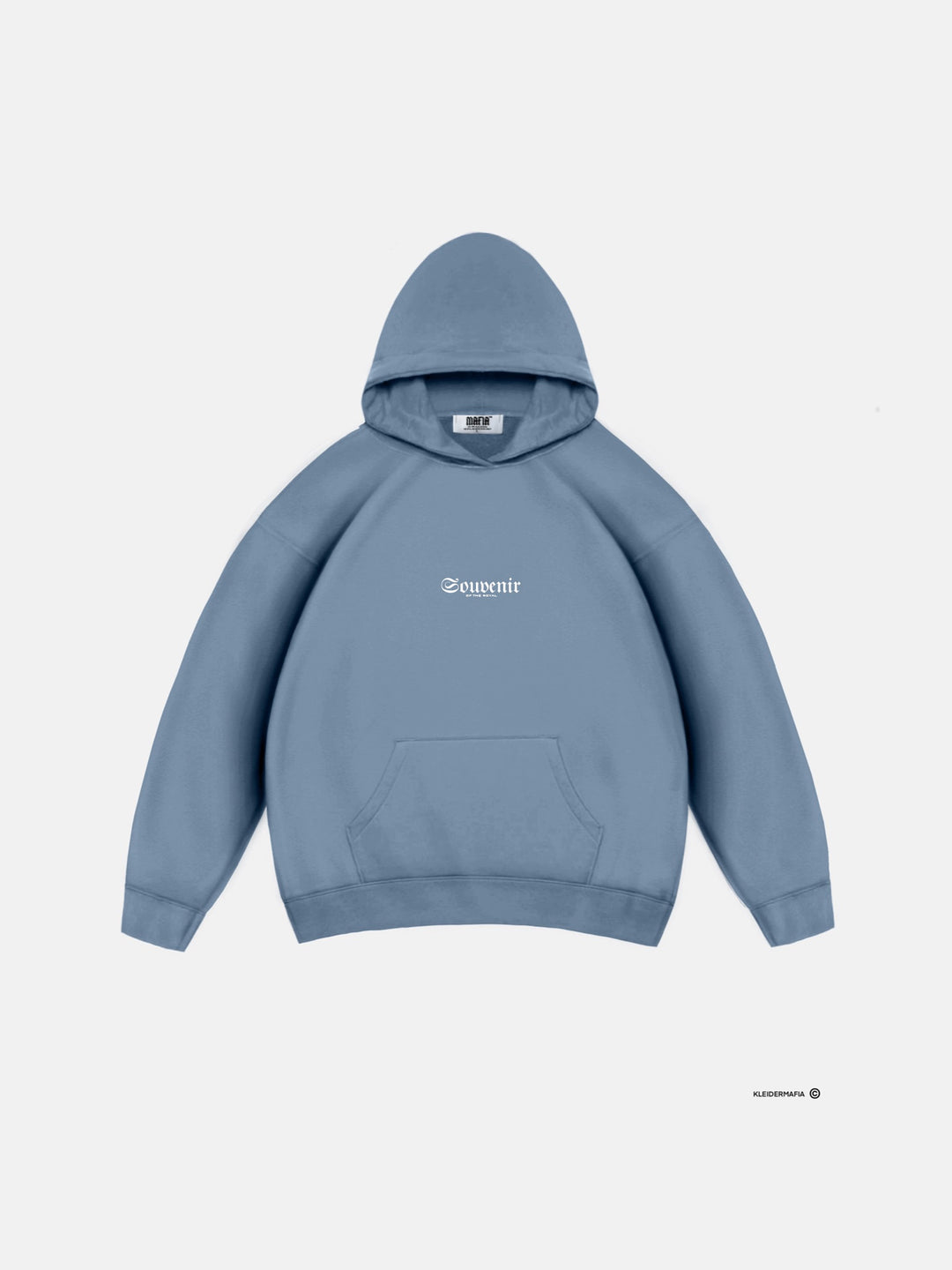 Oversize Souvenir Hoodie - Faded Denim