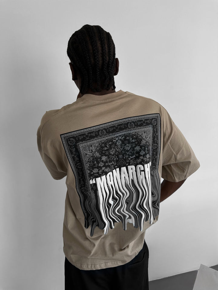 Oversize "Monarch" T-Shirt - Beige