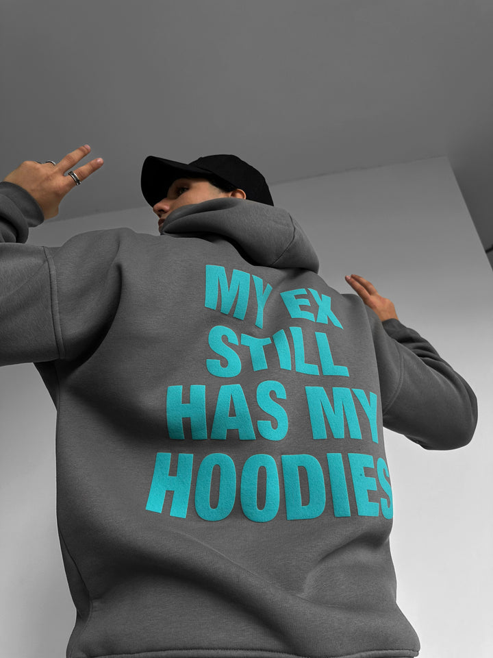 Oversize EX Part II Hoodie - Anthracite