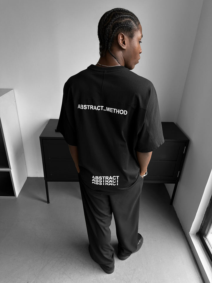 Oversize Abstract T-shirt - Black