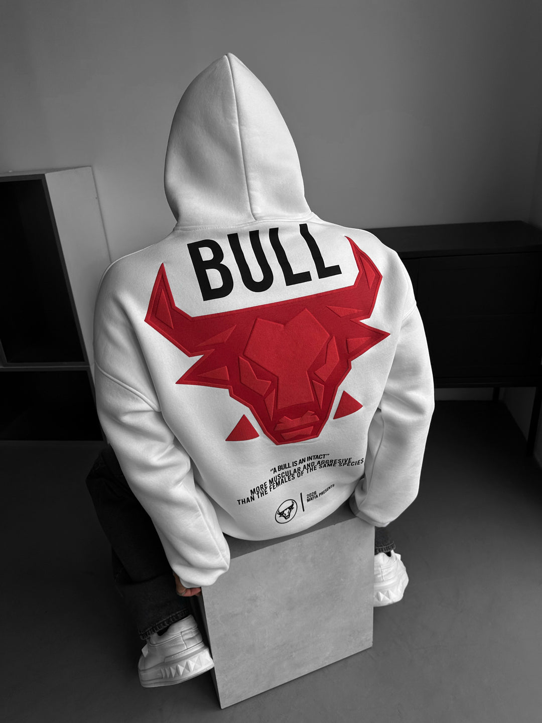 Oversize Bull Hoodie - Off White
