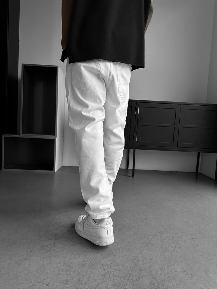 Boyfriend Jeans - White